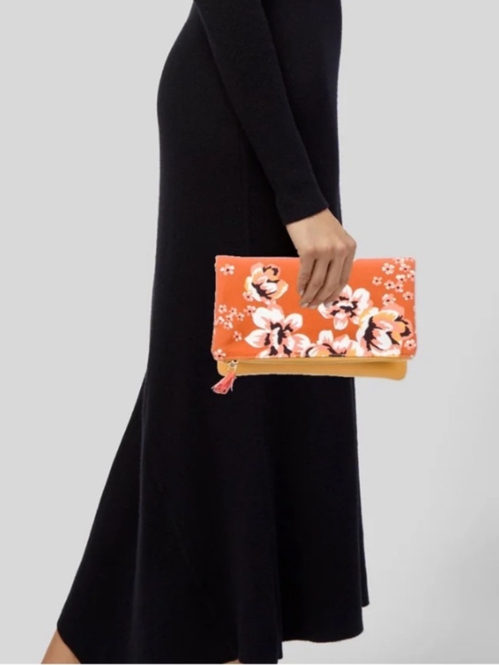 Anthropologie 💮 rachel pally vegan leather clutch bag purse new